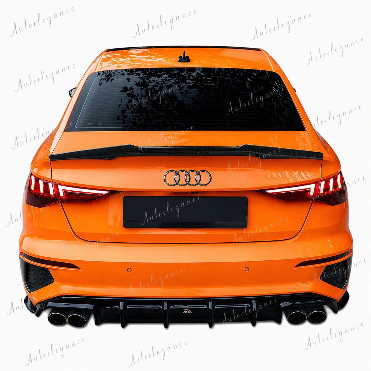 🔥ART.7851 DIFFUSORE POSTERIORE PER AUDI A3 S-LINE 8Y FACELIFT BERLINA 🔥