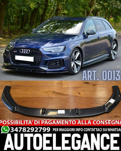 SPLITTER ADATTO PER AUDI RS4 B9 2017-2019
