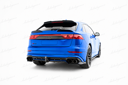 🔥ART.9741 SPLITTER POSTERIORE V.2 PER AUDI SQ8 / Q8 S-LINE Mk1 FACELIFT🔥
