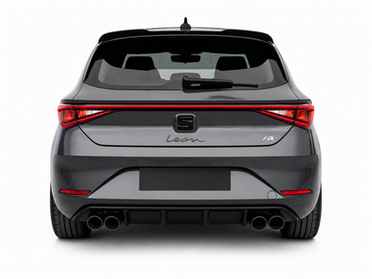 👉Diffusore posteriore Seat Leon MK4 FR 20- senza scarichi ABS nero lucido👈