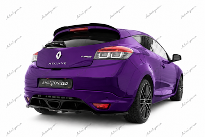 🔥ART.9834 SPLITTER POSTERIORE (CON BARRE VERTICALI) PER RENAULT MEGANE RS Mk3🔥