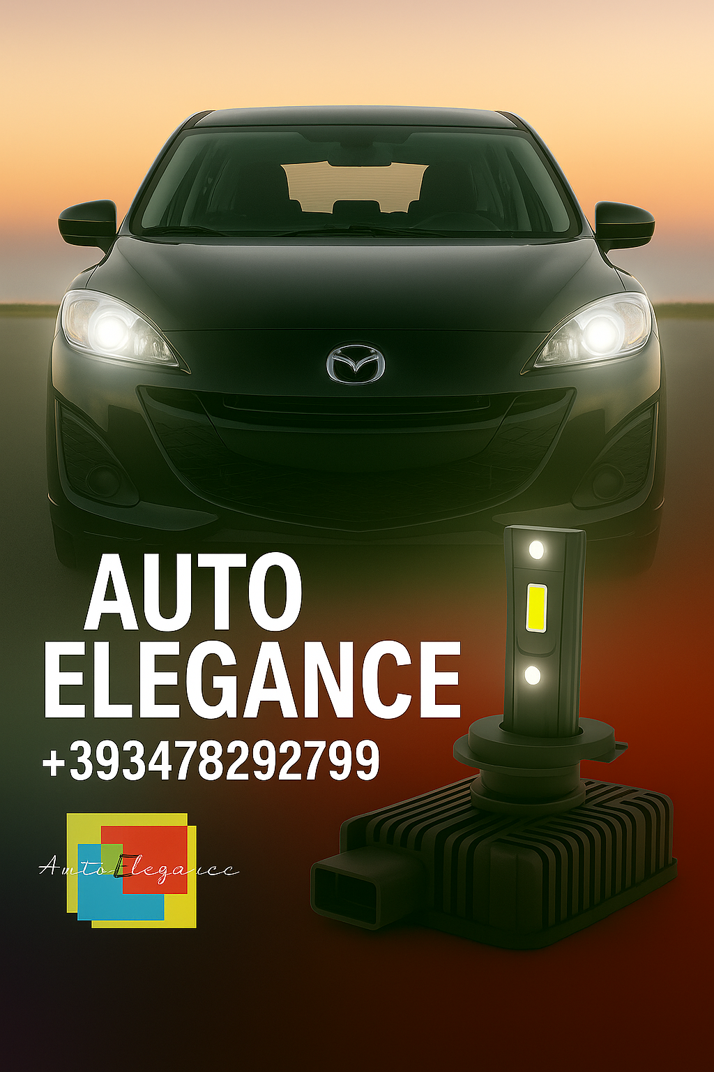 COPPIA LAMPADE D2S LED DA XENON A LED PER  Mazda 5 CW