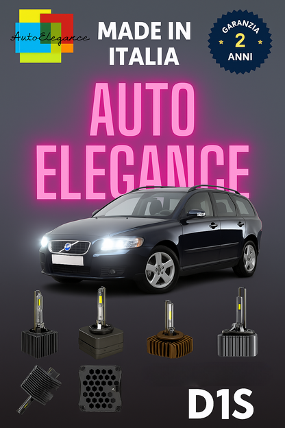 ❤️ KIT LED D1S 6000K BIANCO GHIACCIO ANABBAGLIANTI PER  VOLVO V50❤️