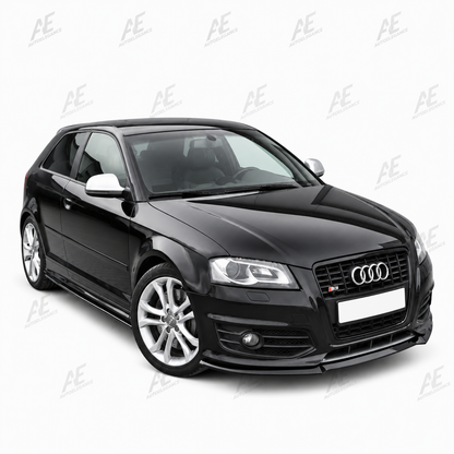 💕ART.9887 Splitter Audi A3 S3 8P restyling 08-11 solo per sline nero lucido💕