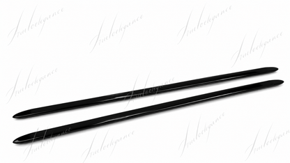 🔥ART.0475 MINIGONNE LATERALI AUDI A4 B8 B8.5 SOTTOPORTA SLINE ABS NERO LUCIDO🔥