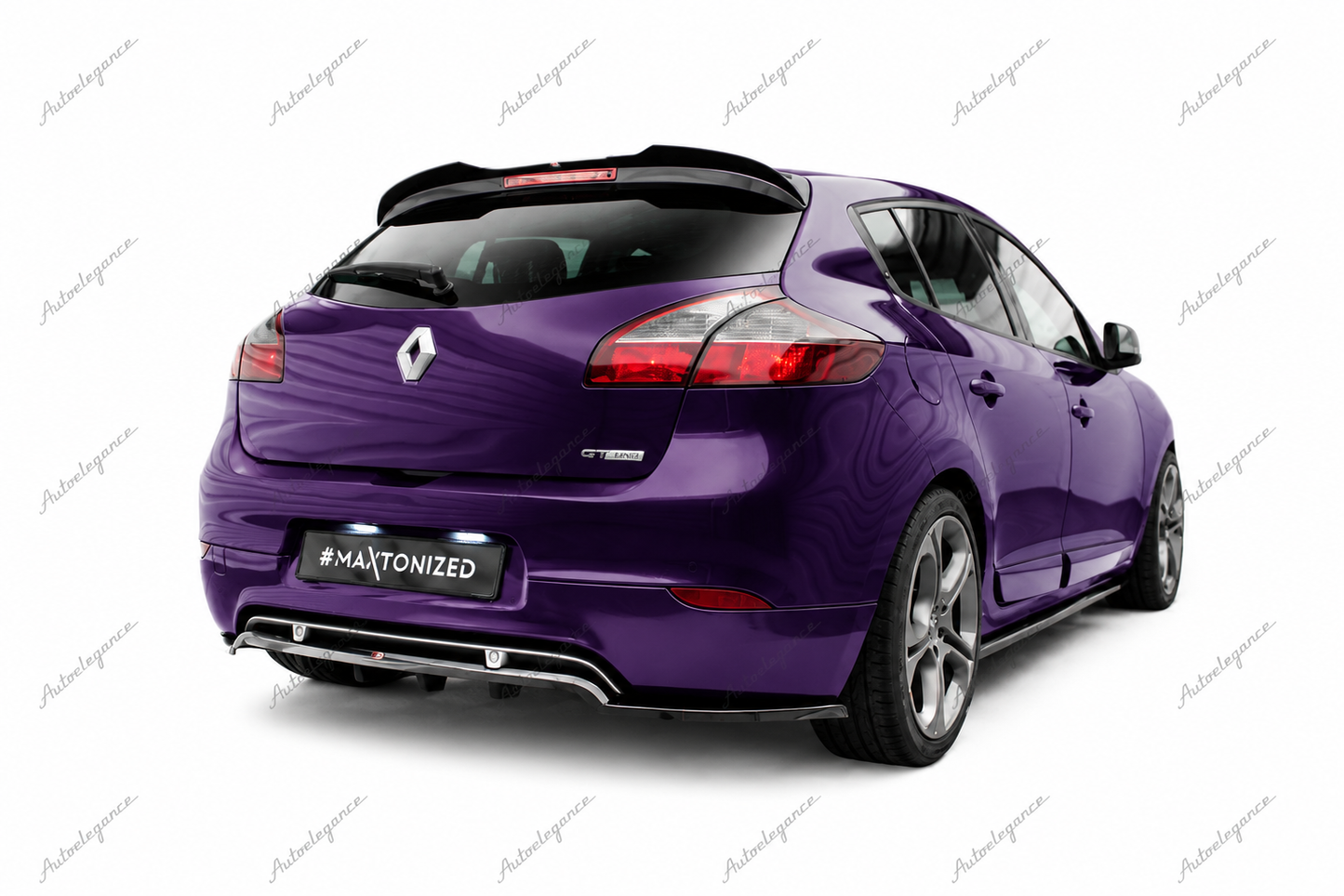 🔥ART.9836 SPLITTER POSTERIORE (CON BARRE VERTICALI) PER RENAULT MEGANE GT MK3🔥
