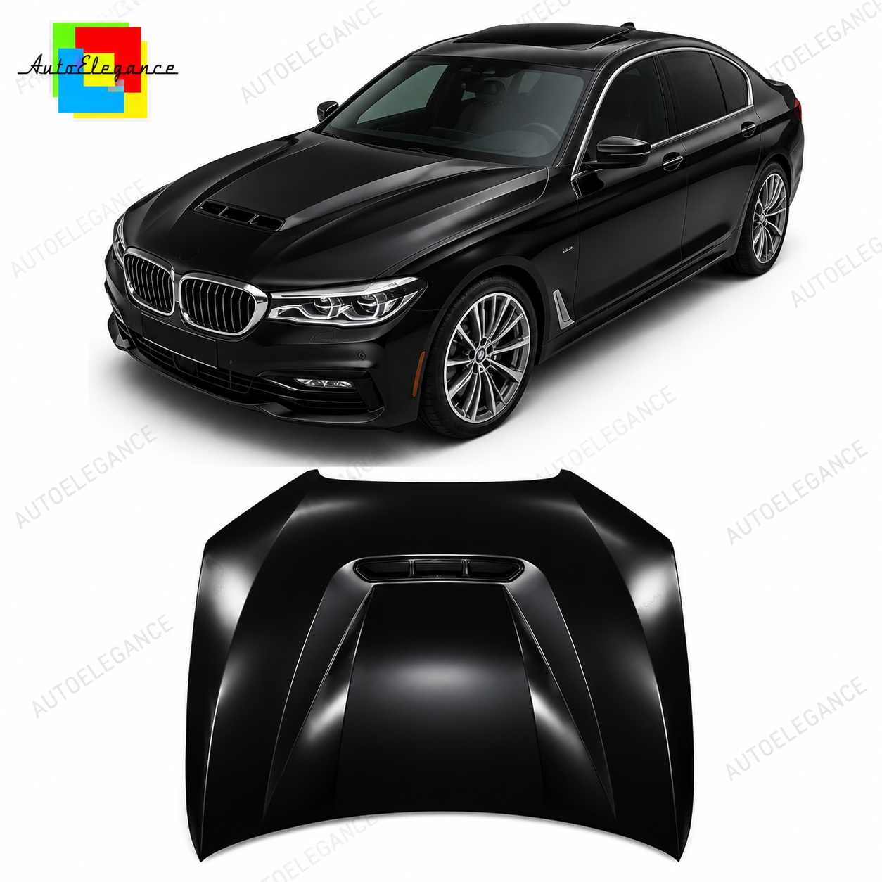 👉Kofano Kapoto Motore Stile CS in Alluminio per BMW Serie 5 G30 G31 16-23👈