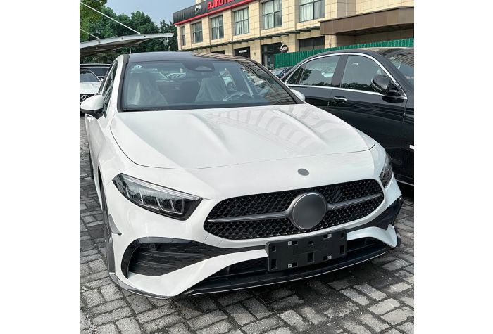 AERO FLAPS NERO Anteriore adatto per Mercedes W177 Classe A restyling