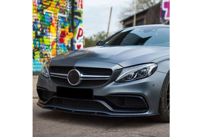 SPLITTER adatto per Mercedes W205 S205 C205 A205 solo C63 AMG