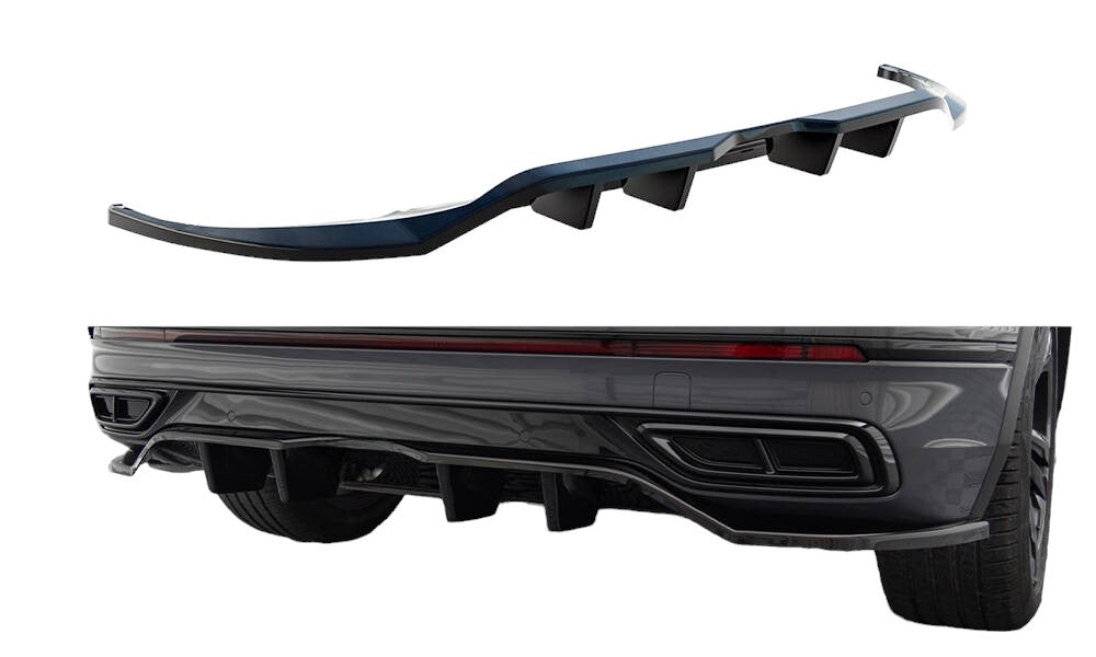 SPLITTER POSTERIORE CENTRALE (CON BARRE VERTICALI) VOLKSWAGEN TIGUAN R-LINE MK2