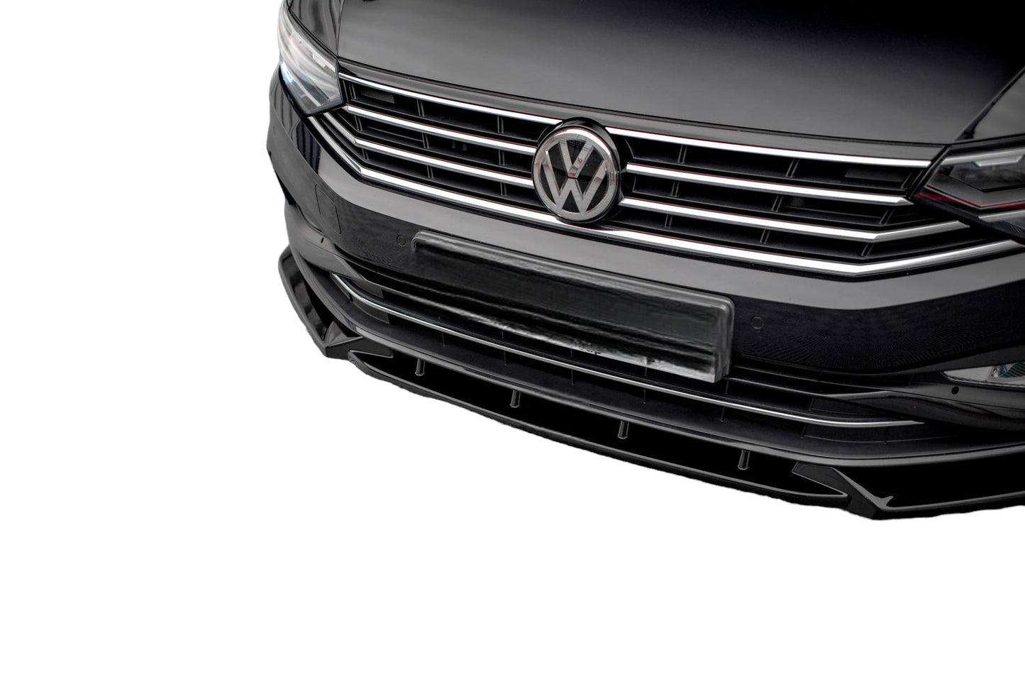 FRONT SPLITTER V.2 SUITABLE FOR VOLKSWAGEN PASSAT B8 FACELIFT 
