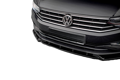 FRONT SPLITTER V.2 SUITABLE FOR VOLKSWAGEN PASSAT B8 FACELIFT 