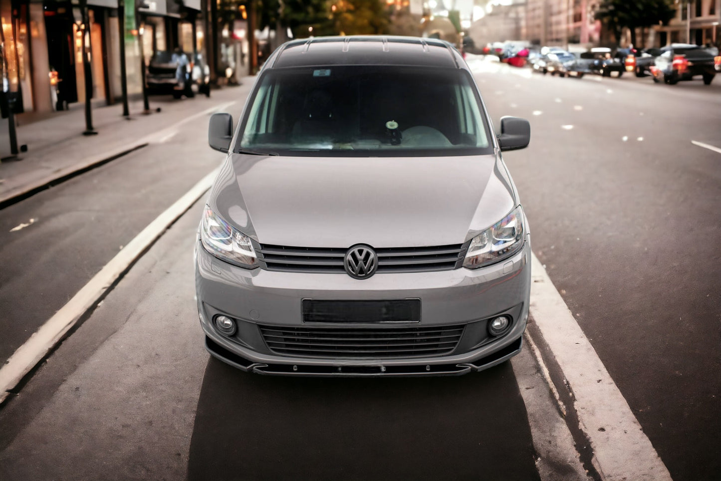 FRONT SPLITTER SUITABLE FOR VOLKSWAGEN CADDY MK3 FACELIFT 