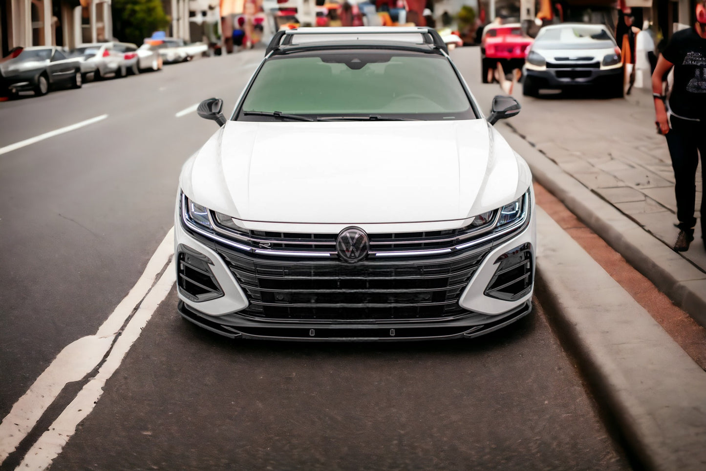FRONT SPLITTER V.1 COMPATIBLE FOR VOLKSWAGEN ARTEON R 