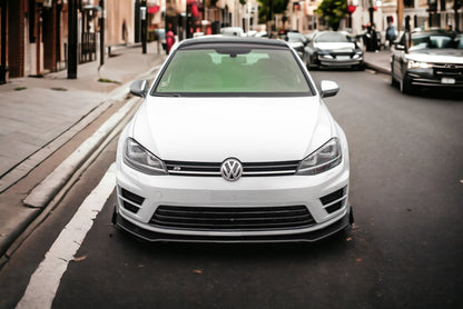 STREET PRO V.1 FRONT SPLITTER + VOLKSWAGEN GOLF R MK7 FLAPS 