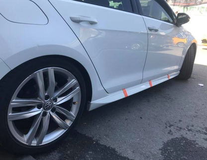 MINIGONNE LATERALI  PER VW GOLF 8 2019+ SPORTIVE SOTTO PORTA ABS R RLINE