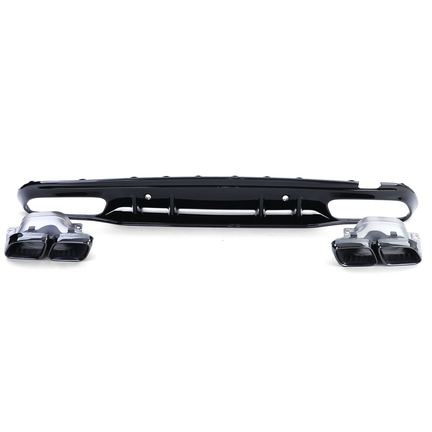 💫ART.3816 Diffusore Sportivo con Terminali Di Scarico per M.Benz C W205 18-21💫