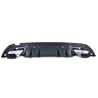 💫ART.3816 Diffusore Sportivo con Terminali Di Scarico per M.Benz C W205 18-21💫