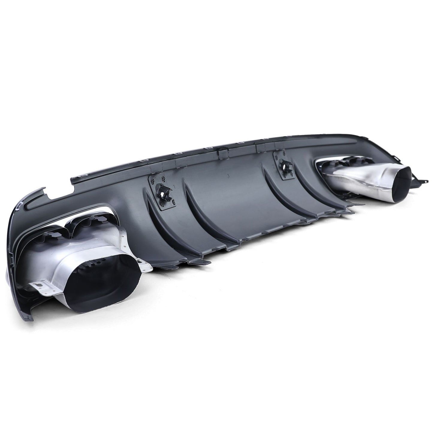 💫ART.3816 Diffusore Sportivo con Terminali Di Scarico per M.Benz C W205 18-21💫
