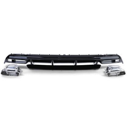 Diffusore Posteriore Sportivo Nero Mercedes A W176 Facelift AMG Line