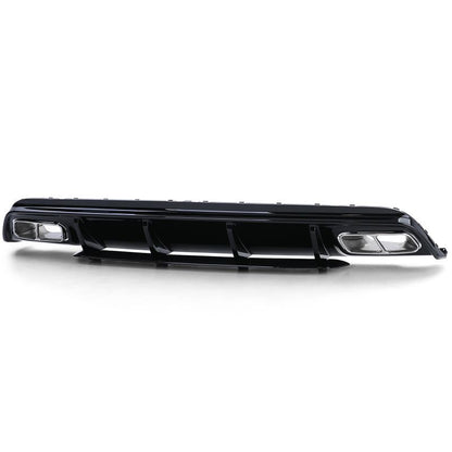 Diffusore Posteriore Sportivo Nero Mercedes A W176 Facelift AMG Line