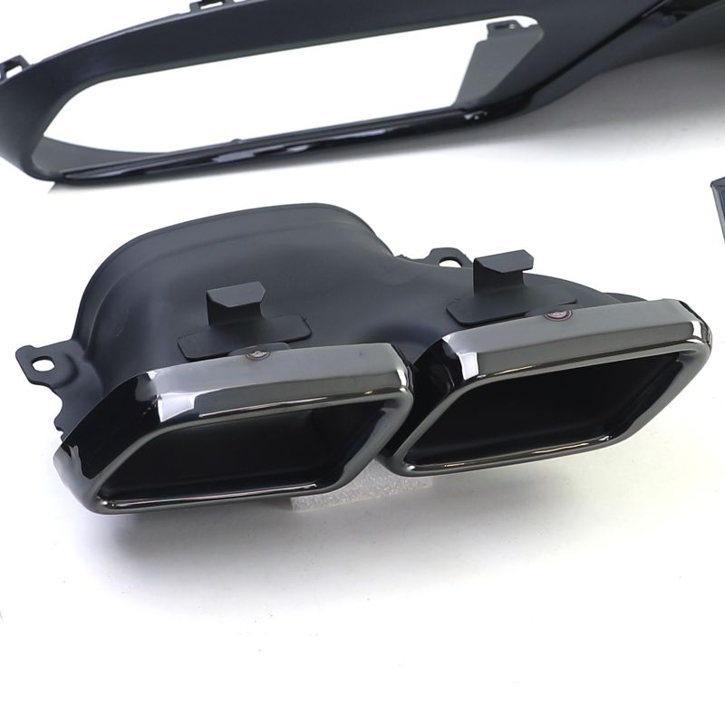 Diffusore Posteriore Sportivo 4 Uscite Nero Mercedes E W213 16-20