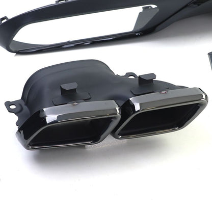 Diffusore Posteriore Sportivo 4 Uscite Nero Mercedes E W213 16-20