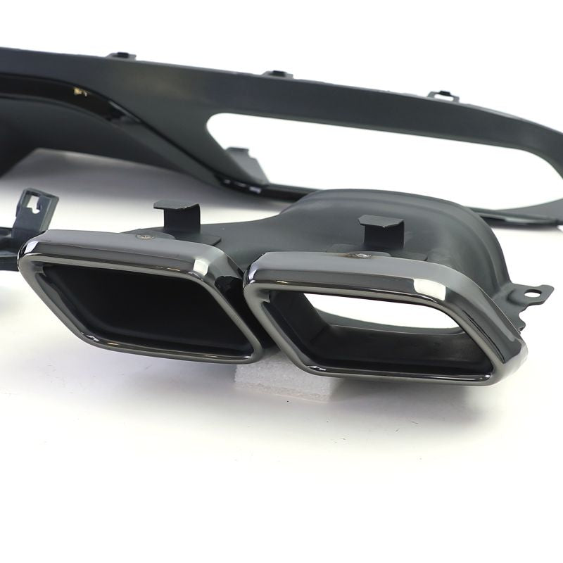 Diffusore Posteriore Sportivo 4 Uscite Nero Mercedes E W213 16-20