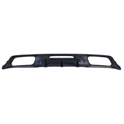 Diffusore Posteriore Sportivo Nero Lucido con Terminali Doppi Neri Mercedes CLS