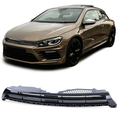 Calandra Nero Lucido per VW Scirocco 2.0 R 09-14 Pre-Facelift