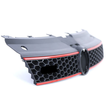GRIGLIA ANTERIORE GTI CON INSERTI ROSSI PER VW POLO 6R/6C (2009-2017)