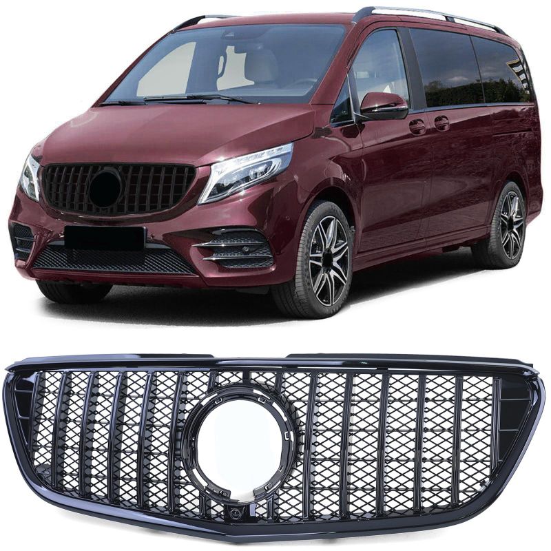 Griglia GT Look Nero Mercedes Vito V Classe W447 W448 19+