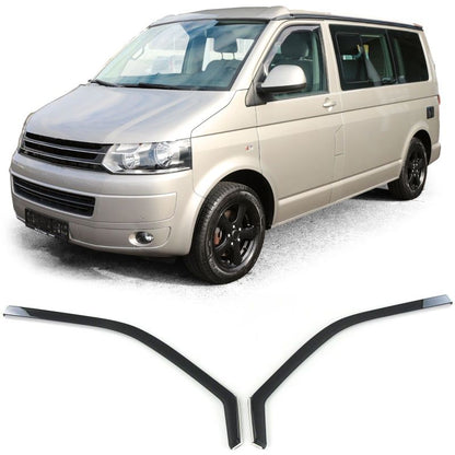 Deflettori Aria Fumè VW T5 T6 Transporter 2003+ Anteriori