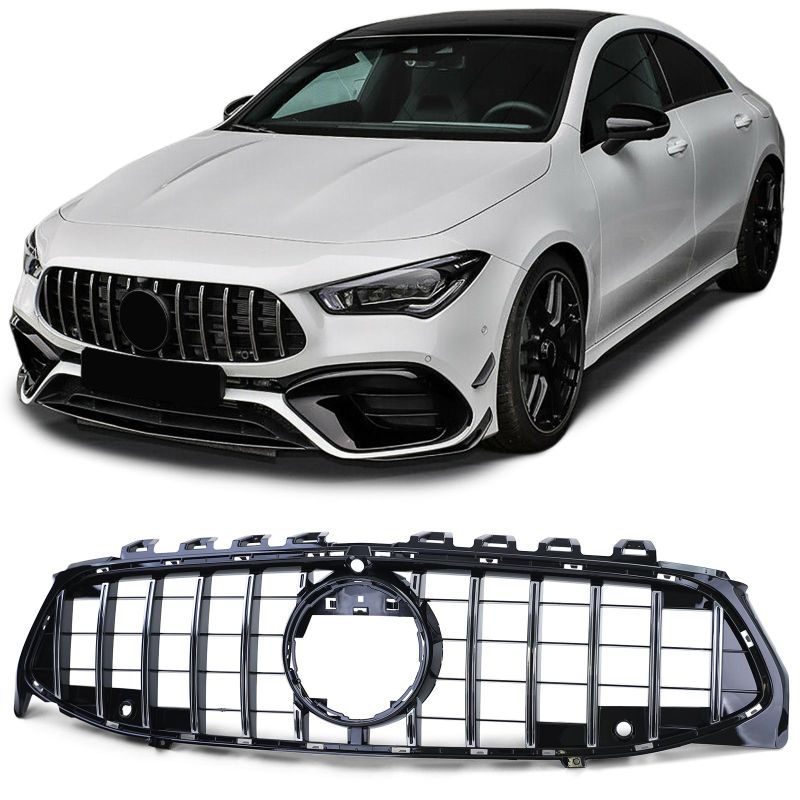 Griglia GT Look Nero Cromata Mercedes CLA C118 X118 19-22