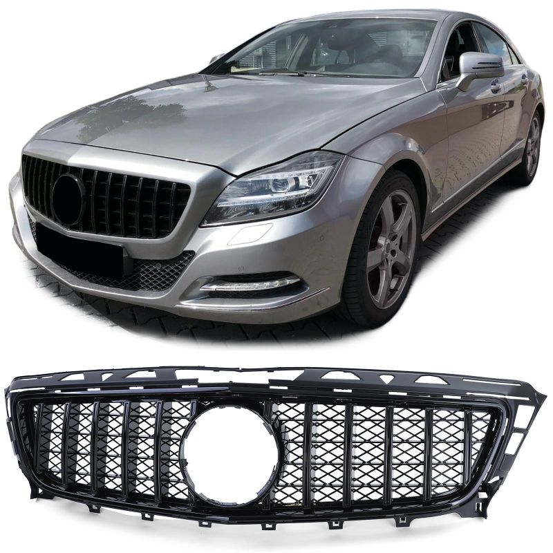 Griglia GT Look Nero Mercedes CLS C218 X218 11-14