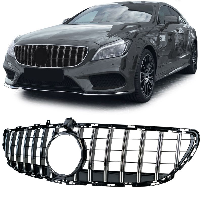 Griglia GT Look Nero Cromata Mercedes CLS C218 14-18