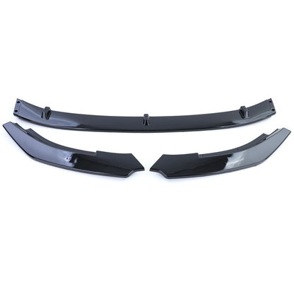 💫CUP Spliter Anteriore Labbro Nero Lucido per VW Golf 6 GTI 09-13💫