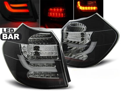 💫ART.6887 Fanale posteriore LED neri adatto per BMW E87/E81 09.2007-2011💫