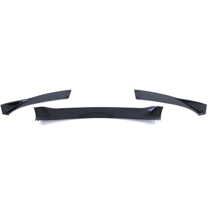 UNDER BUMPER for BMW 5 SERIES E60 E61 MSPORT 2003-2010 FRONT SPLITTER ABS black LOOK