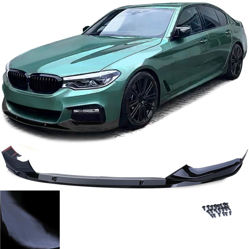SPOILER LIP ANTERIORE PERFORMANCE NERO LUCIDO PER BMW SERIE 5 G30/G31 M-PACKAGE