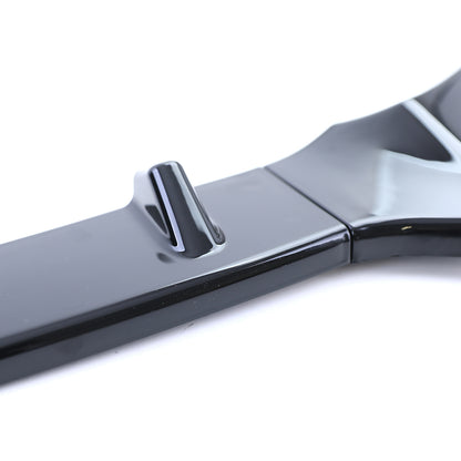 SPLITTER adatto per VW GOLF 6 VI 2008-2012 SOTTO PARAURTI ANTERIORE nero lucido