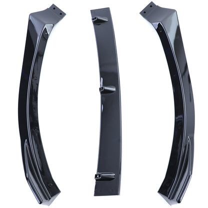 SPLITTER adatto per VW GOLF 6 VI 2008-2012 SOTTO PARAURTI ANTERIORE nero lucido