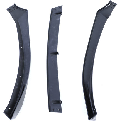 SPLITTER adatto per VW GOLF 6 VI 2008-2012 SOTTO PARAURTI ANTERIORE nero lucido