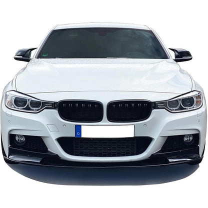 💫Spliter Anteriore Labbro Collo Sport Look Nero Lucido per BMW Serie 30 F31💫