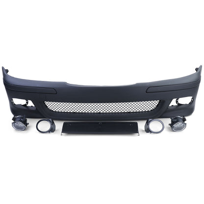 💫ART.8770 Paraurti Anteriore Sportiva + Fari Antinebbia Trasparenti per BMW Serie 5 E39💫