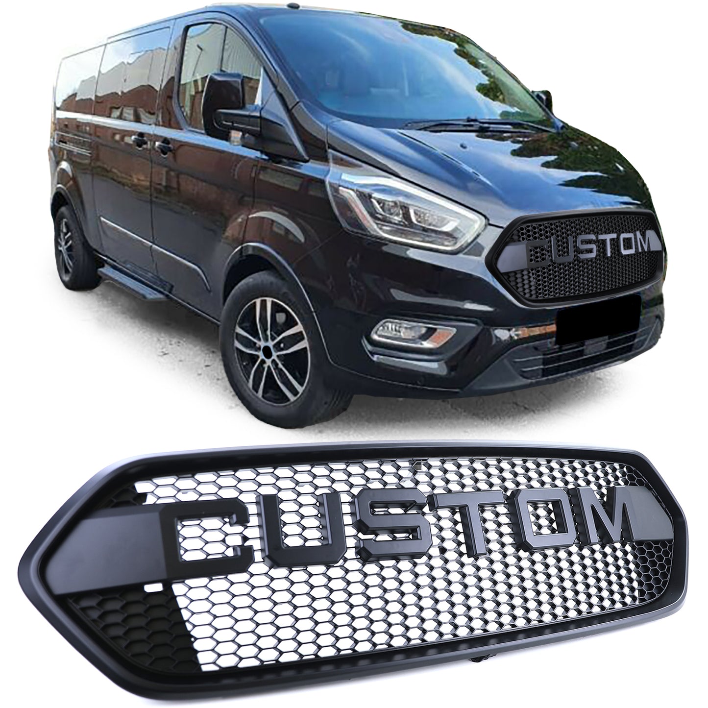 Il design a nido d'ape della griglia sportiva si adatta per Ford Tourneo/Transit Custom