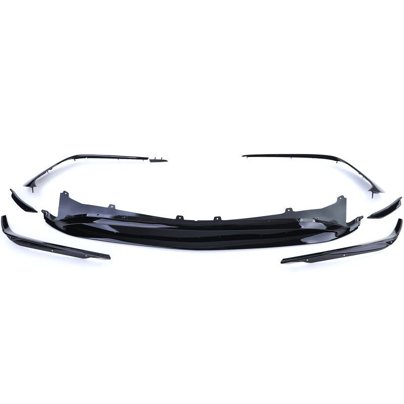 💫Set Splitter Anteriore Paraurti Sport Nero Lucido per Mercedes Classe A W176💫