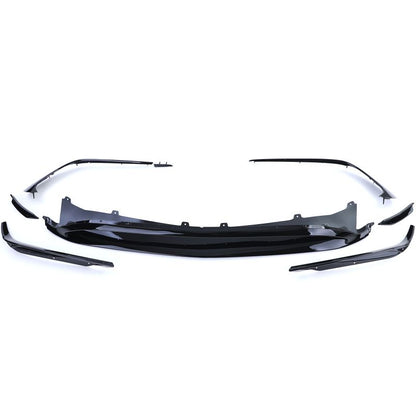 💫Set Splitter Anteriore Paraurti Sport Nero Lucido per Mercedes Classe A W176💫