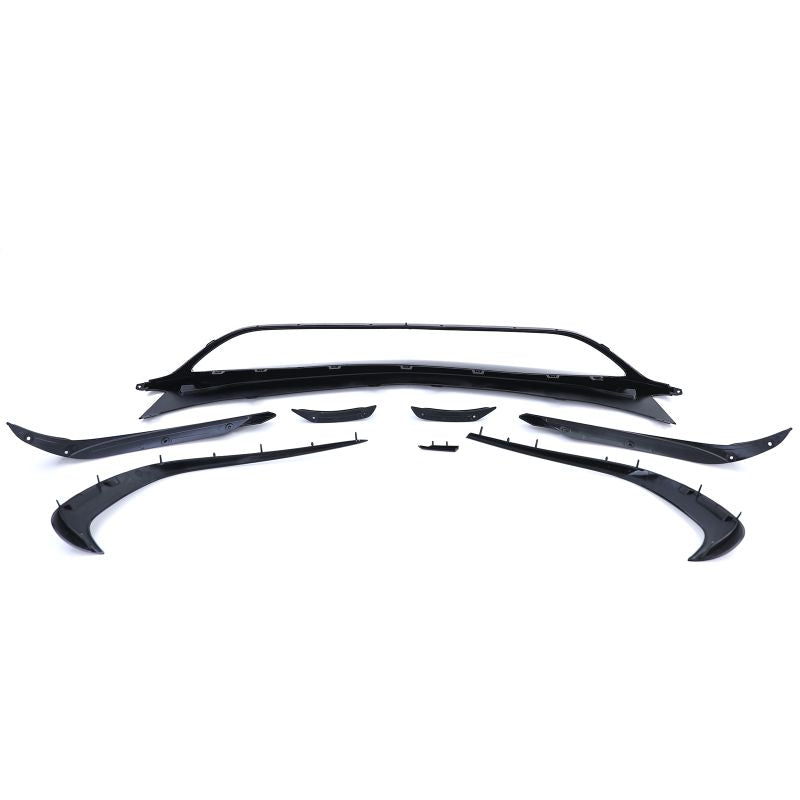 💫Set Splitter Anteriore Paraurti Sport Nero Lucido per Mercedes Classe A W176💫