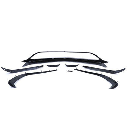 💫Set Splitter Anteriore Paraurti Sport Nero Lucido per Mercedes Classe A W176💫